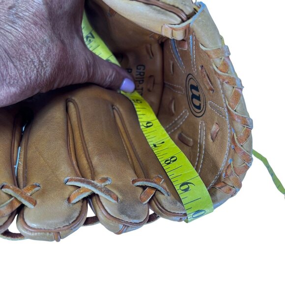Vtg Wilson Baseball Glove RHT A2164 Autograph Model Jim Catfish Hunter Leather - Picture 12 of 12